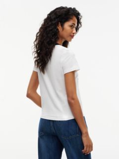 Tommy Jeans Logo Graphic T-Shirt — Off White 4