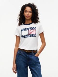 Tommy Jeans Logo Graphic T-Shirt — Off White 1
