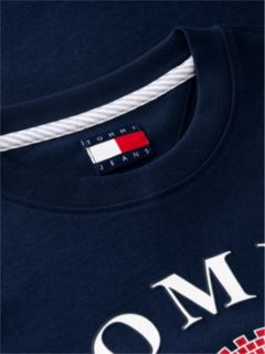 Tommy Jeans Varsity Crest Logo T-Shirt — Dark Blue 6