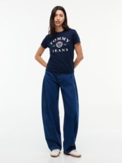 Tommy Jeans Varsity Crest Logo T-Shirt — Dark Blue 2