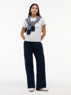 Tommy Jeans Varsity Crest Logo T-Shirt — Ice Grey Heather 2