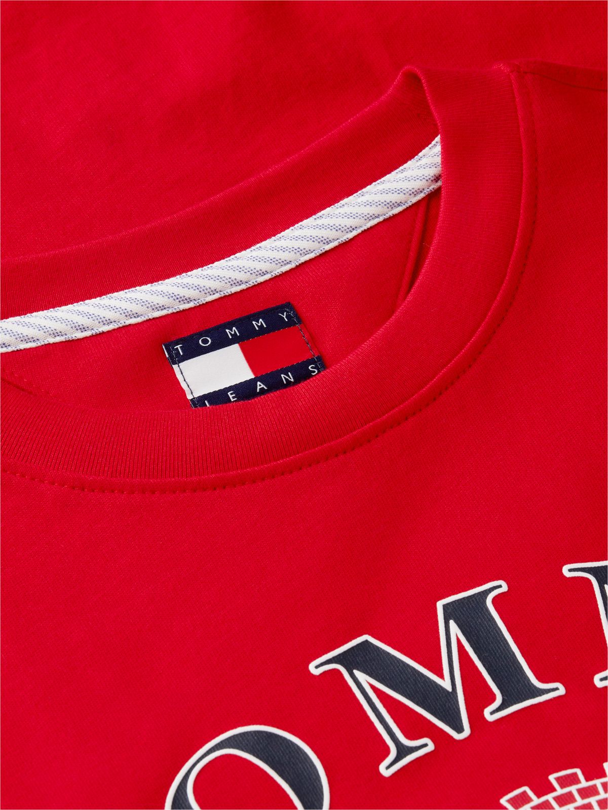 Tommy Jeans Varsity Crest Logo T-Shirt — Lavish Red