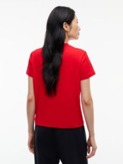 Tommy Jeans Varsity Crest Logo T-Shirt — Lavish Red 4