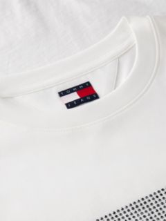 Tommy Jeans Rhinestone Flag T-Shirt — Ecru 6