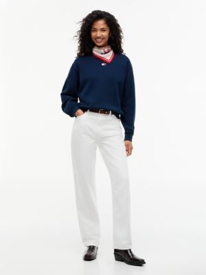 Женские джинсы Tommy Hilfiger Tommy Jeans Badge Boxy Fit Sweatshirt — фото 2