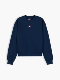 Tommy Jeans Badge Boxy Fit Sweatshirt — Dark Blue 6