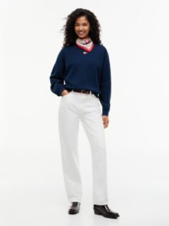 Tommy Jeans Badge Boxy Fit Sweatshirt — Dark Blue 2