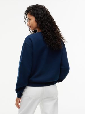 Женские джинсы Tommy Hilfiger Tommy Jeans Badge Boxy Fit Sweatshirt — фото 4