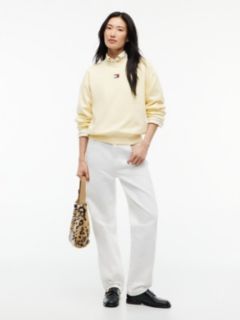Tommy Jeans Badge Boxy Fit Sweatshirt — Day Lily 2