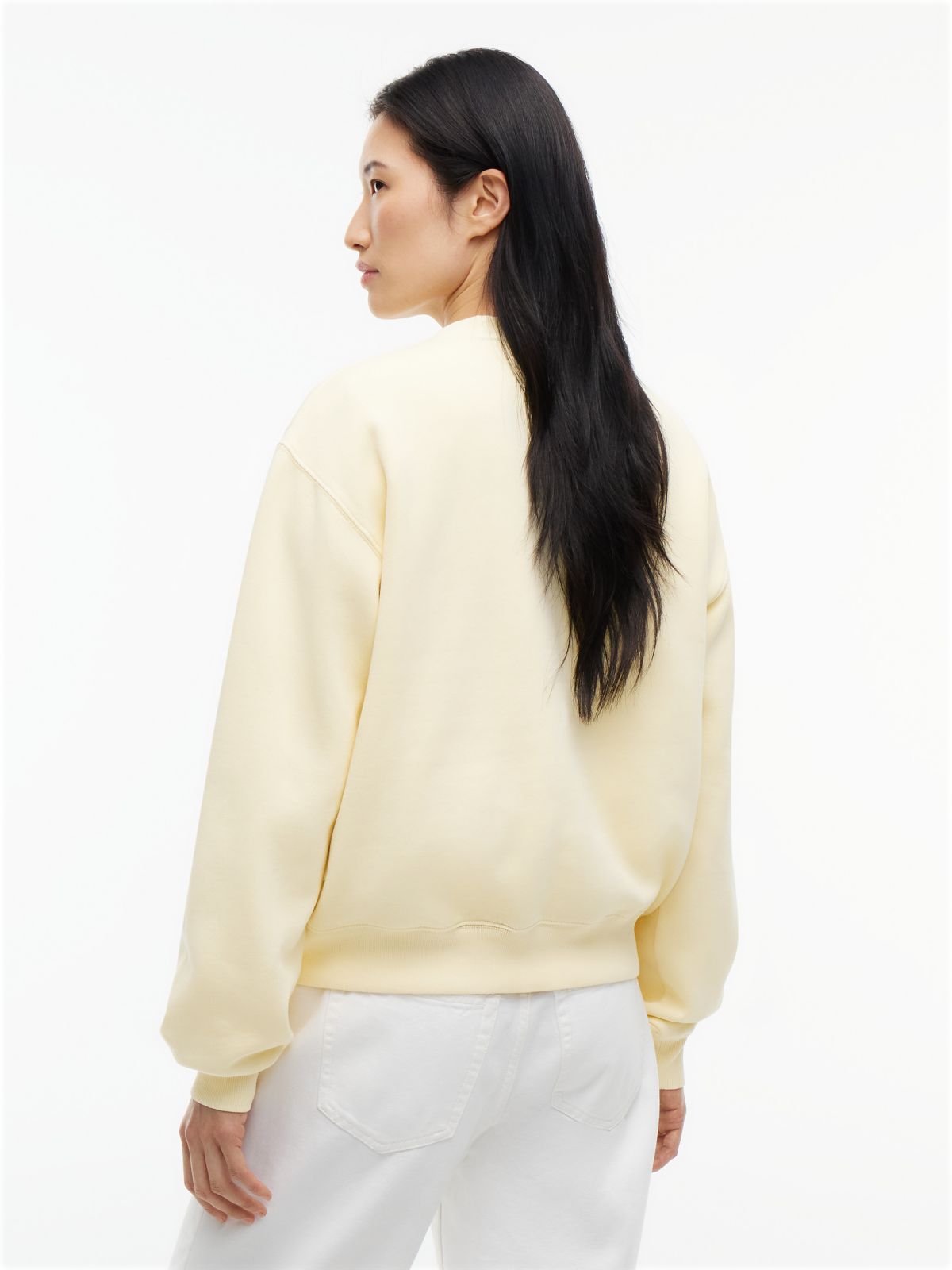 Tommy Jeans Badge Boxy Fit Sweatshirt — Day Lily
