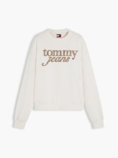 Tommy Jeans Check Logo Sweatshirt — Off White 5