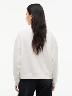 Tommy Jeans Check Logo Sweatshirt — Off White 4