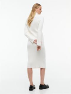 Tommy Jeans Badge Logo Midi Sweater Dress — Off White 4