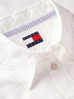 Tommy Jeans Oversized Fit Poplin Shirt — Ecru 6