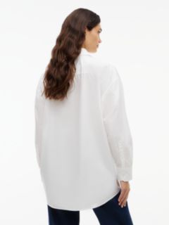 Tommy Jeans Oversized Fit Poplin Shirt — Ecru 4