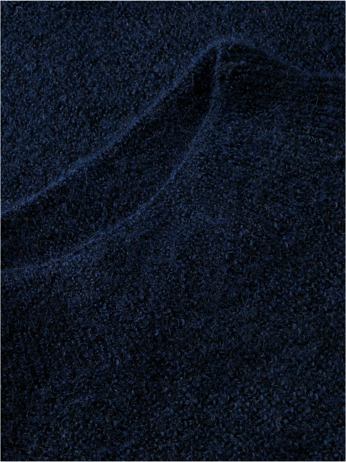 Tommy Jeans Badge Mockneck Sweater — Navy
