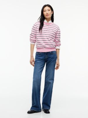 Женский свитер Tommy Hilfiger Tommy Jeans Boxy Fit Crewneck, цвет: Розовый — фото 2