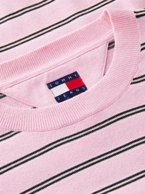 Женский свитер Tommy Hilfiger Tommy Jeans Boxy Fit Crewneck, цвет: Розовый — фото 6