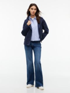 Tommy Jeans Rhinestone Poplin Shirt — Bling Blue Stripe 2