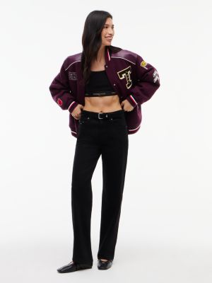 Женский топ Tommy Jeans Logo Tape Ribbed Crop Top, цвет: Чёрный — фото 2