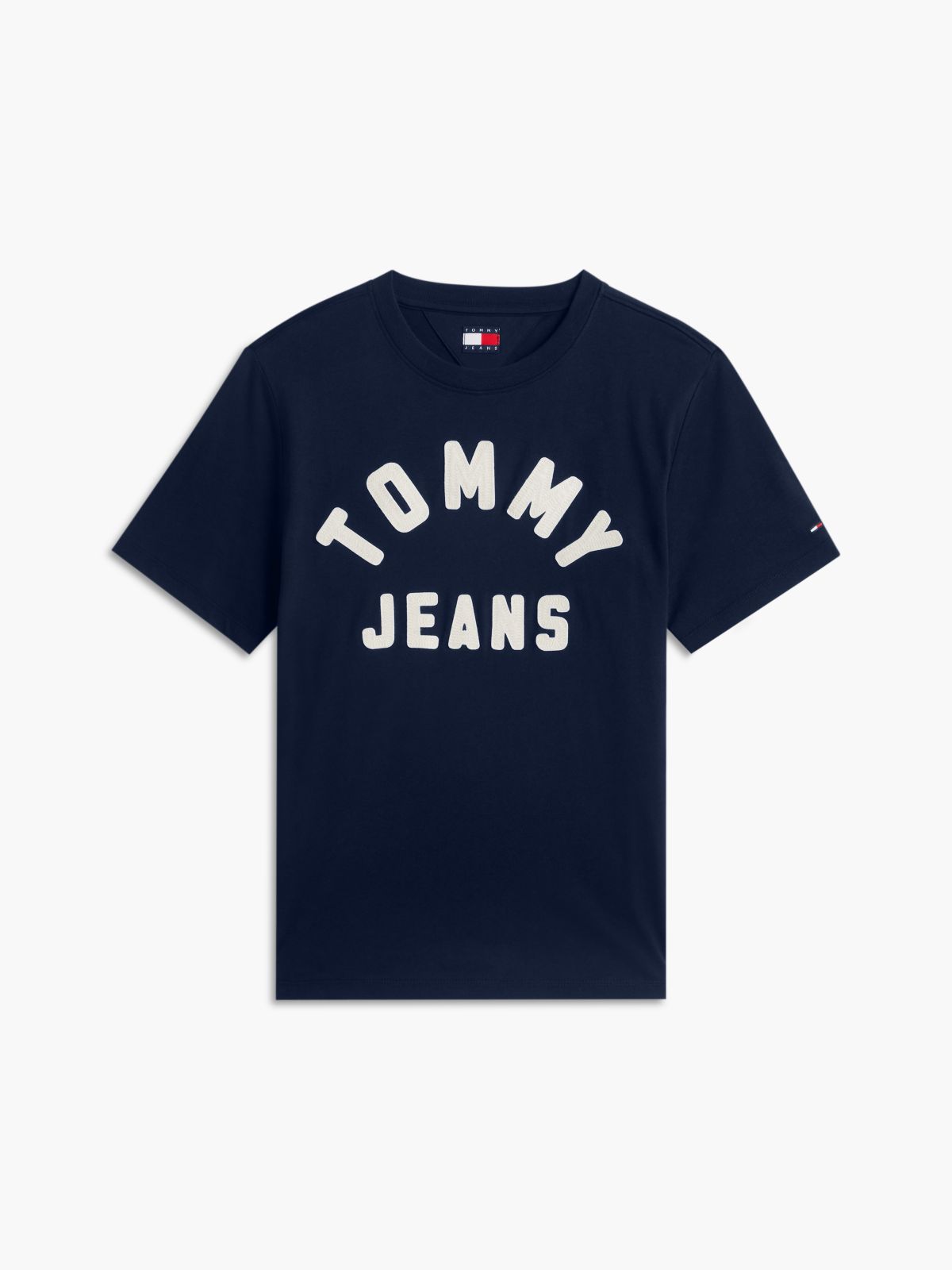 Tommy Jeans Stitched Arch Logo T-Shirt — Dark Blue