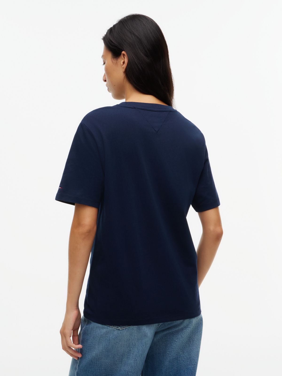 Tommy Jeans Stitched Arch Logo T-Shirt — Dark Blue