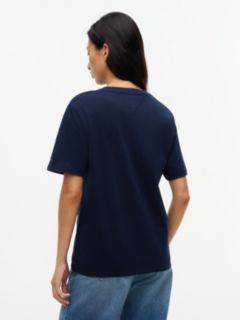 Tommy Jeans Stitched Arch Logo T-Shirt — Dark Blue 4