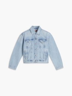 Tommy Jeans Flag Logo Denim Jacket — Denim Light 6
