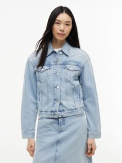 Tommy Jeans Flag Logo Denim Jacket — Denim Light 1