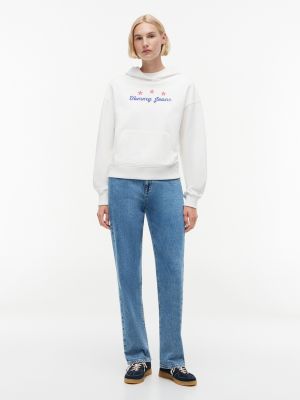 Женские джинсы Tommy Hilfiger Tommy Jeans Boxy Star Logo Sweatshirt — фото 2