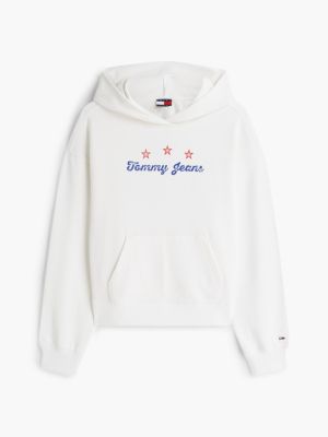 Женские джинсы Tommy Hilfiger Tommy Jeans Boxy Star Logo Sweatshirt — фото 5