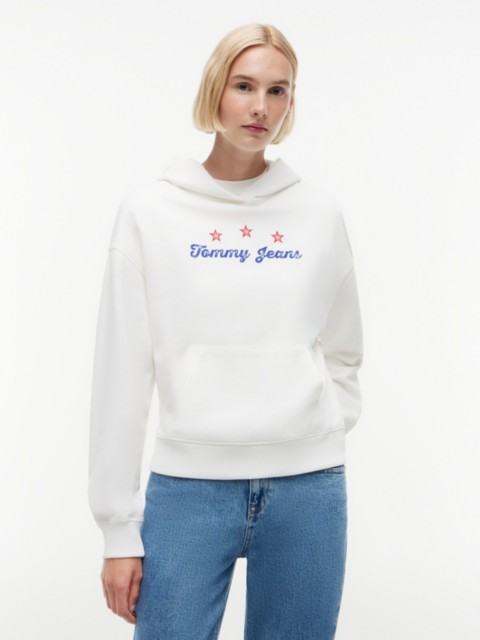 Женские джинсы Tommy Hilfiger Tommy Jeans Boxy Star Logo Sweatshirt