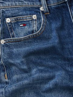 Tommy Jeans High-Rise Tapered Jean — Denim Dark 8