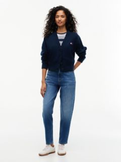 Tommy Jeans High-Rise Tapered Jean — Denim Dark 2