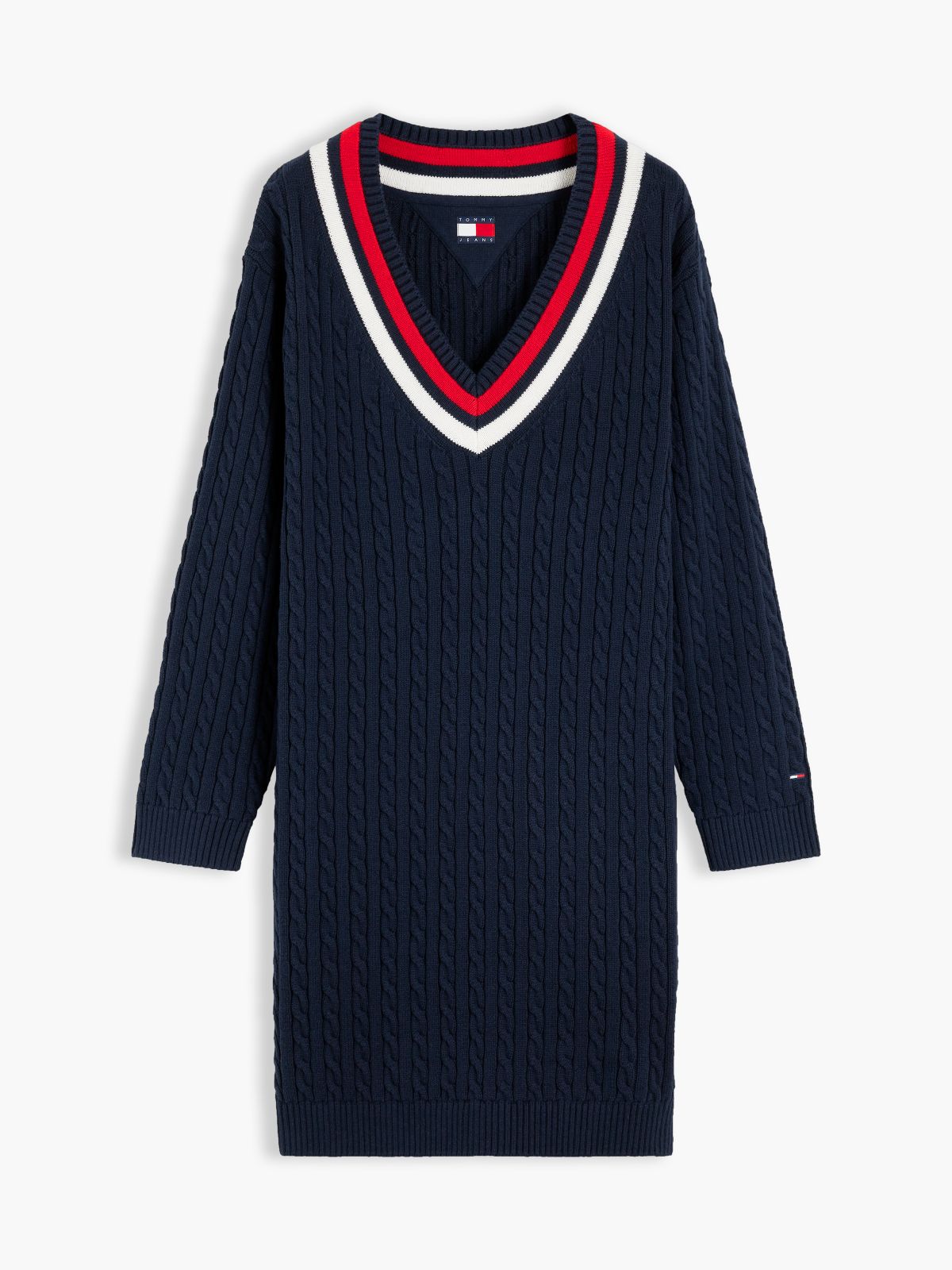 Tommy Jeans Cricket Sweater Dress — Dark Blue