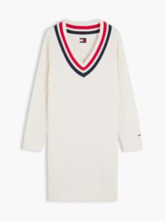 Tommy Jeans Cricket Sweater Dress — Off White 5
