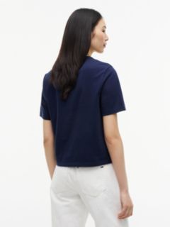 Tommy Jeans Big Flag Logo Boxy T-Shirt — Dark Blue 4