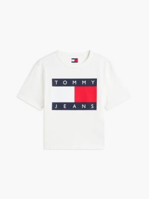 Женские футболки Tommy Hilfiger Tommy Jeans Big Flag Logo Boxy T-Shirt — фото 5