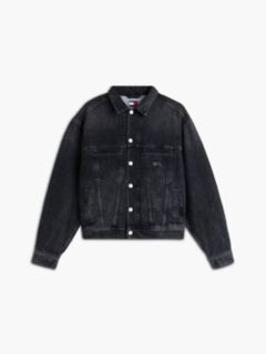 Tommy Jeans Rhinestone Denim Jacket — Denim Black 5