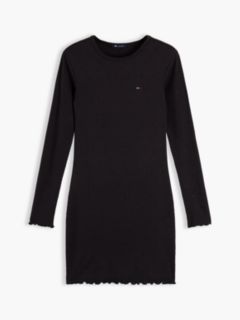 Tommy Jeans Rhinestone Knit Mini Dress — Black 5