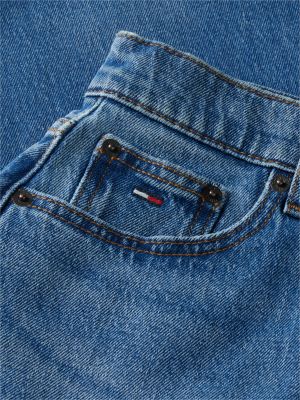 Женская юбка Tommy Jeans High-Rise Denim Mini, цвет: Джинсовый средний — фото 7