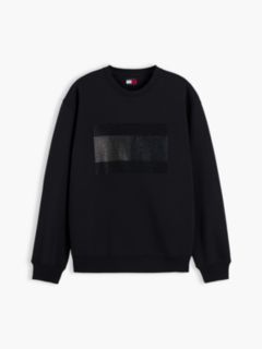 Tommy Jeans Rhinestone Flag Sweatshirt — Black 5
