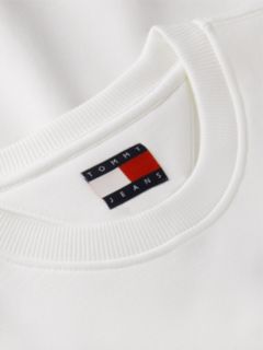 Tommy Jeans Rhinestone Flag Sweatshirt — Ecru 6
