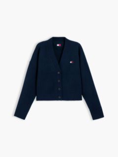 Tommy Jeans Badge Cardigan — Navy 5