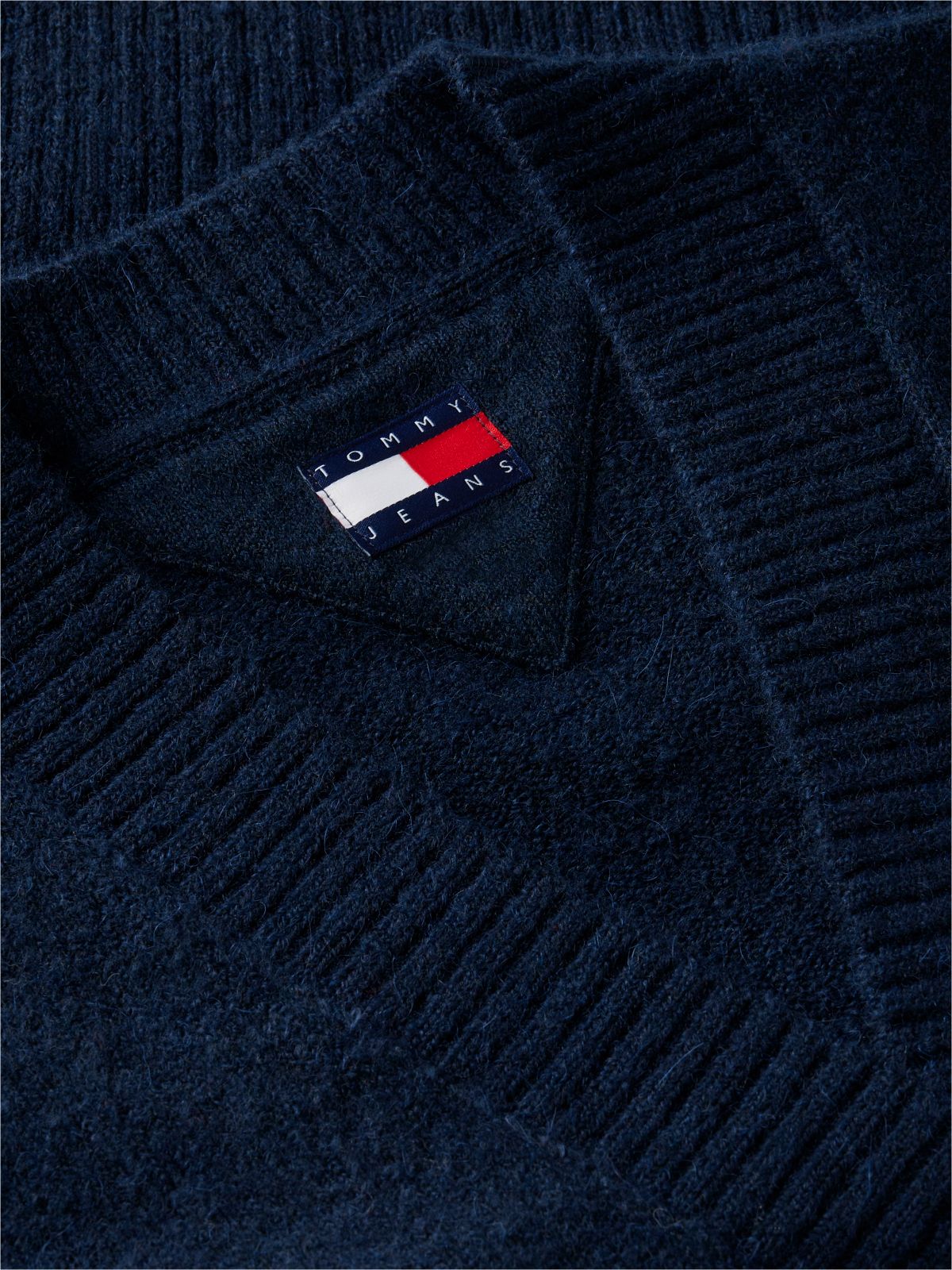 Tommy Jeans Badge Cardigan — Navy