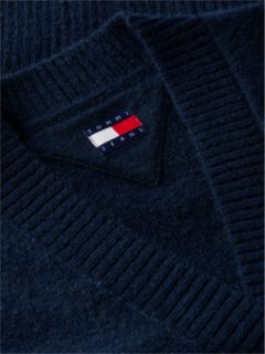 Tommy Jeans Badge Cardigan — Navy 6