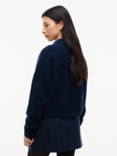 Tommy Jeans Badge Cardigan — Navy 4