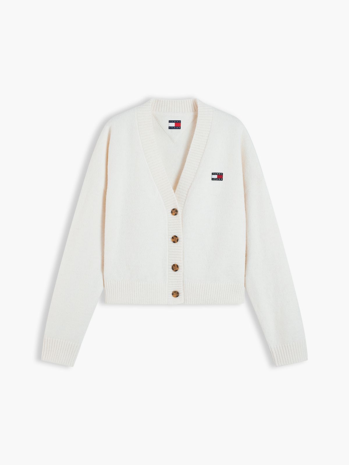 Tommy Jeans Badge Cardigan — Off White