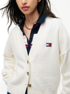 Tommy Jeans Badge Cardigan — Off White 3