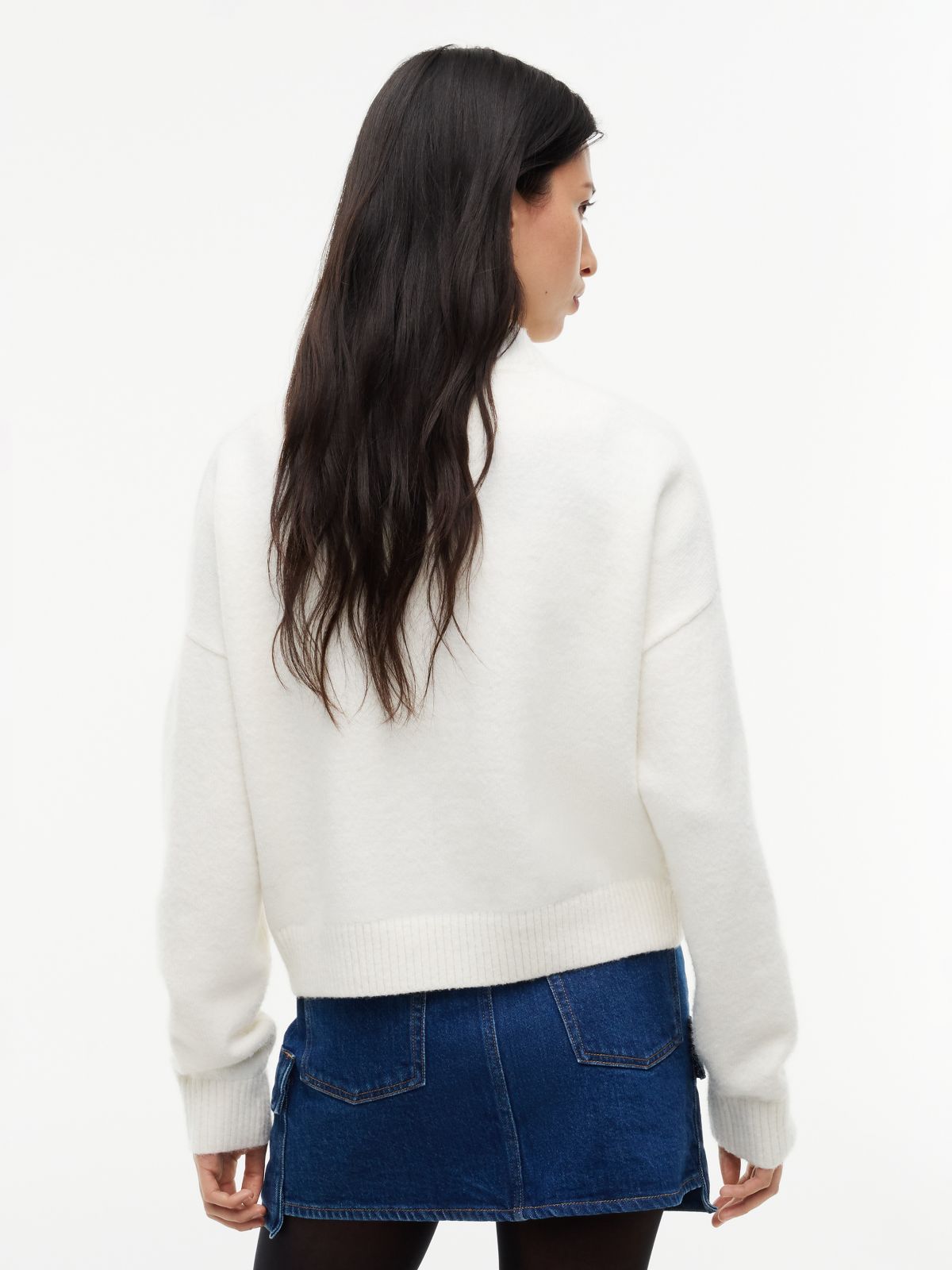Tommy Jeans Badge Cardigan — Off White